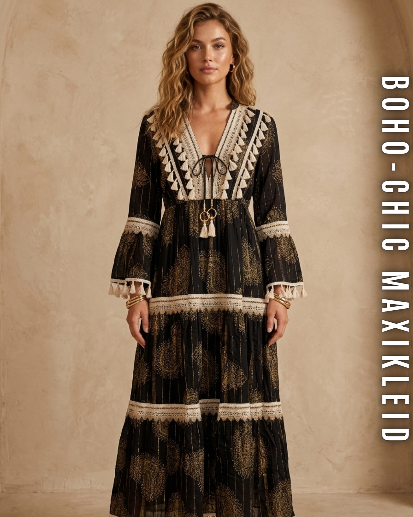 Boho-Chic Maxikleid
