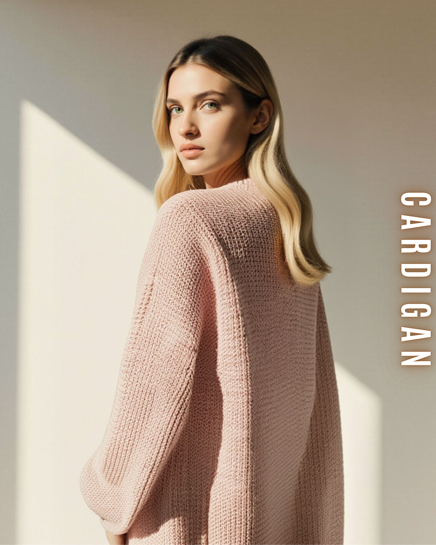 Langer Grobstrick Cardigan