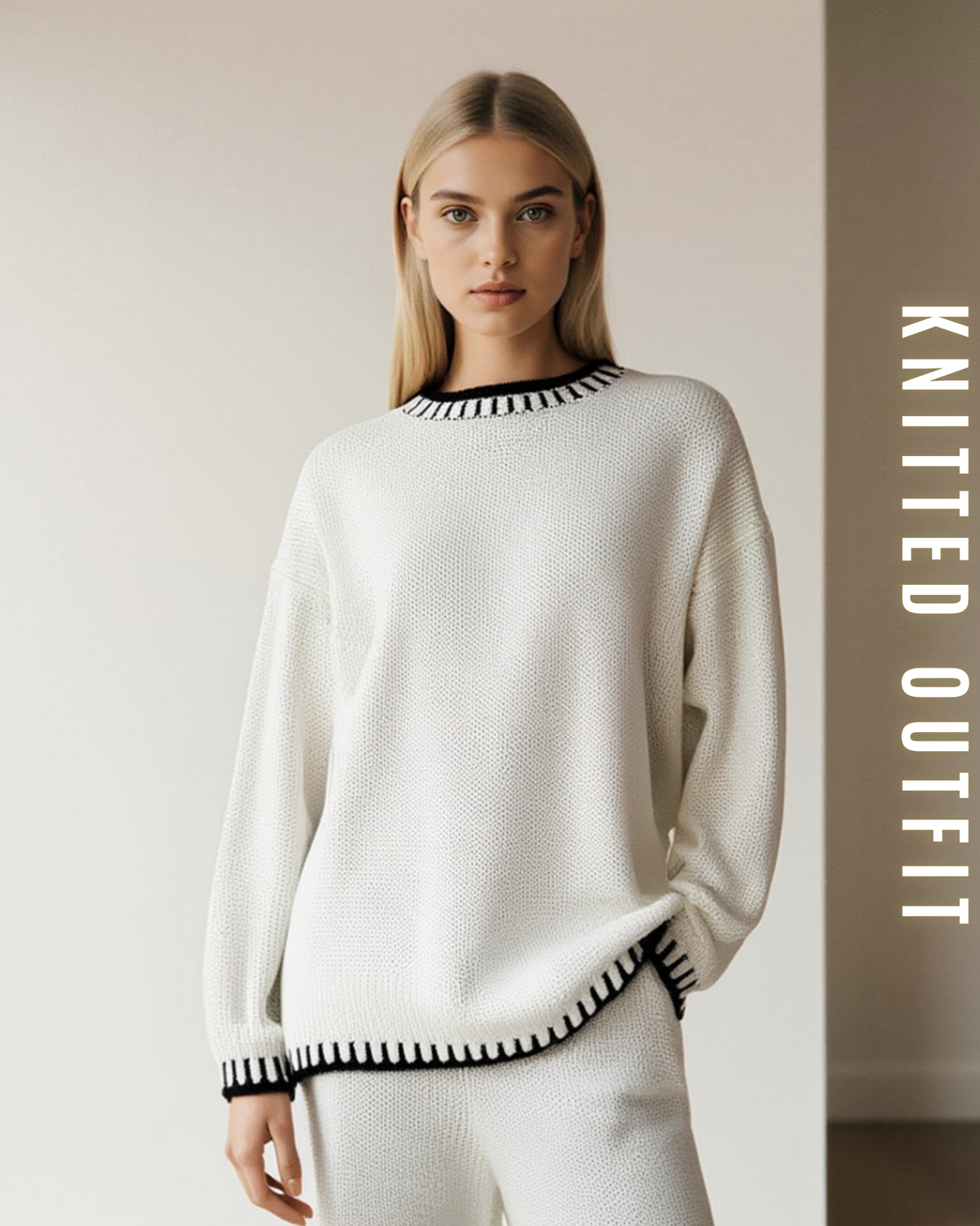 Kuscheliger Strick-Loungewear