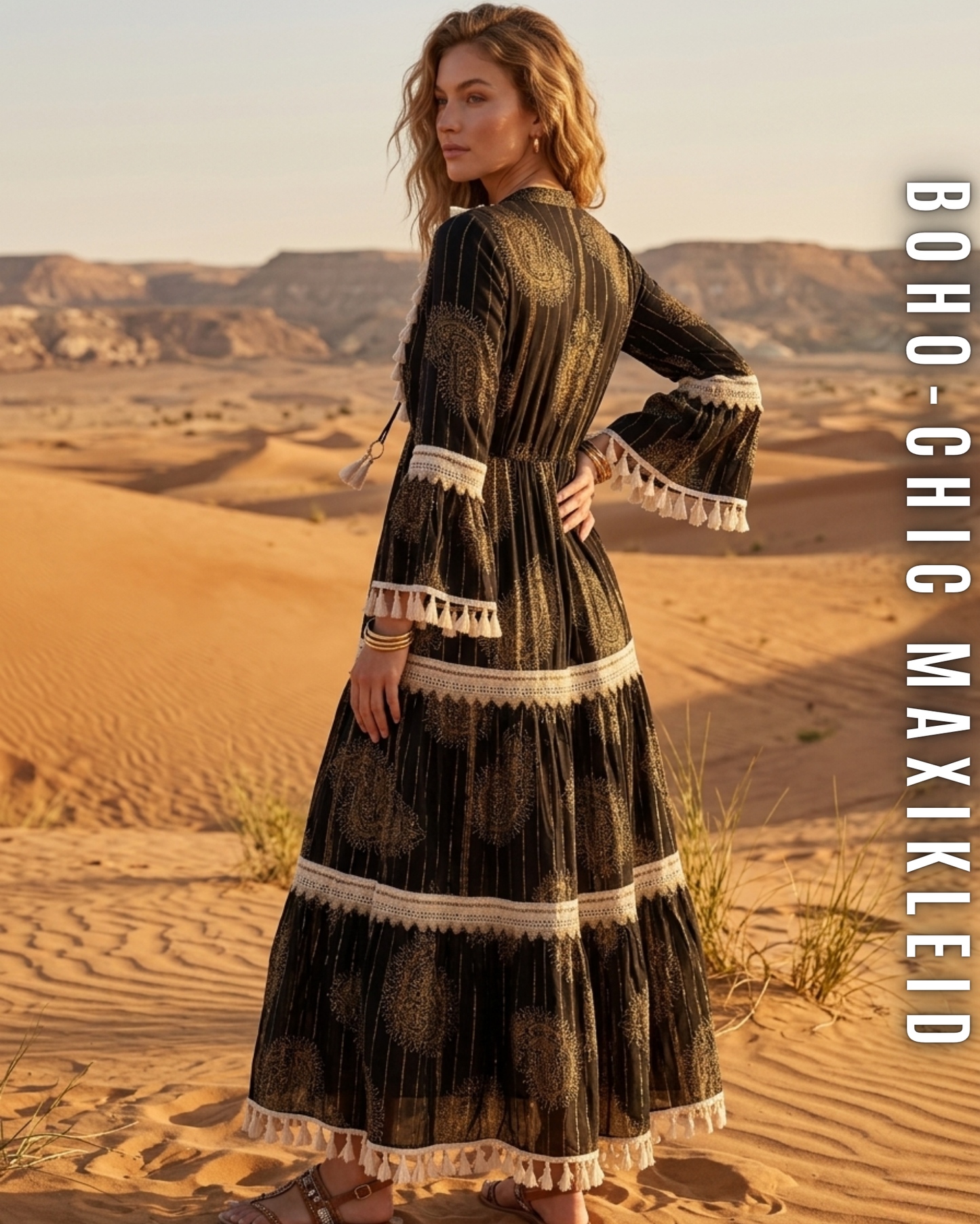 Boho-Chic Maxikleid