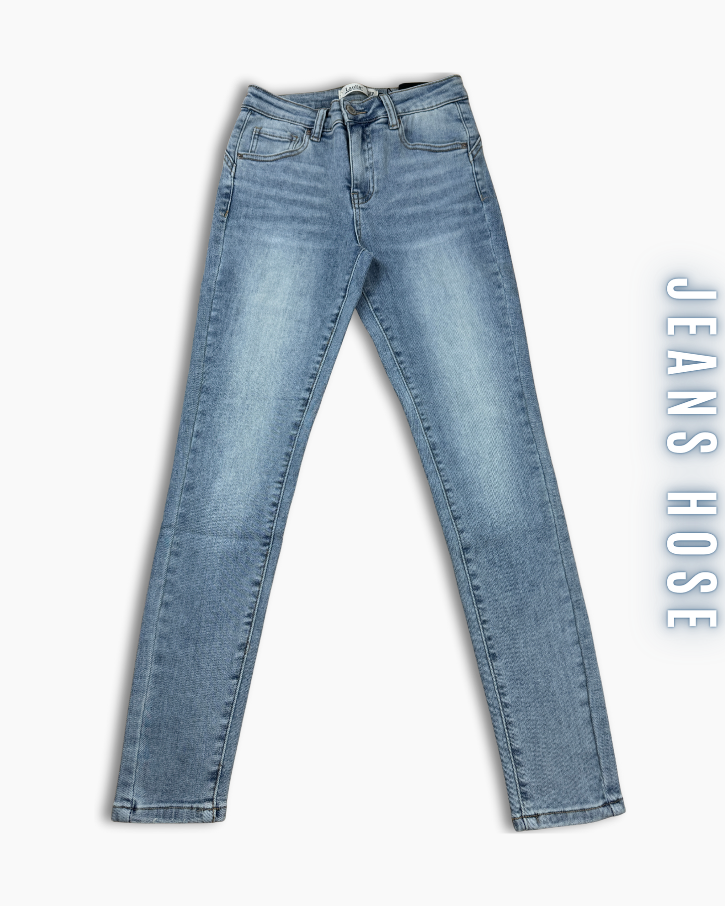 Push-Up Skinny Jeans Mid-Wash