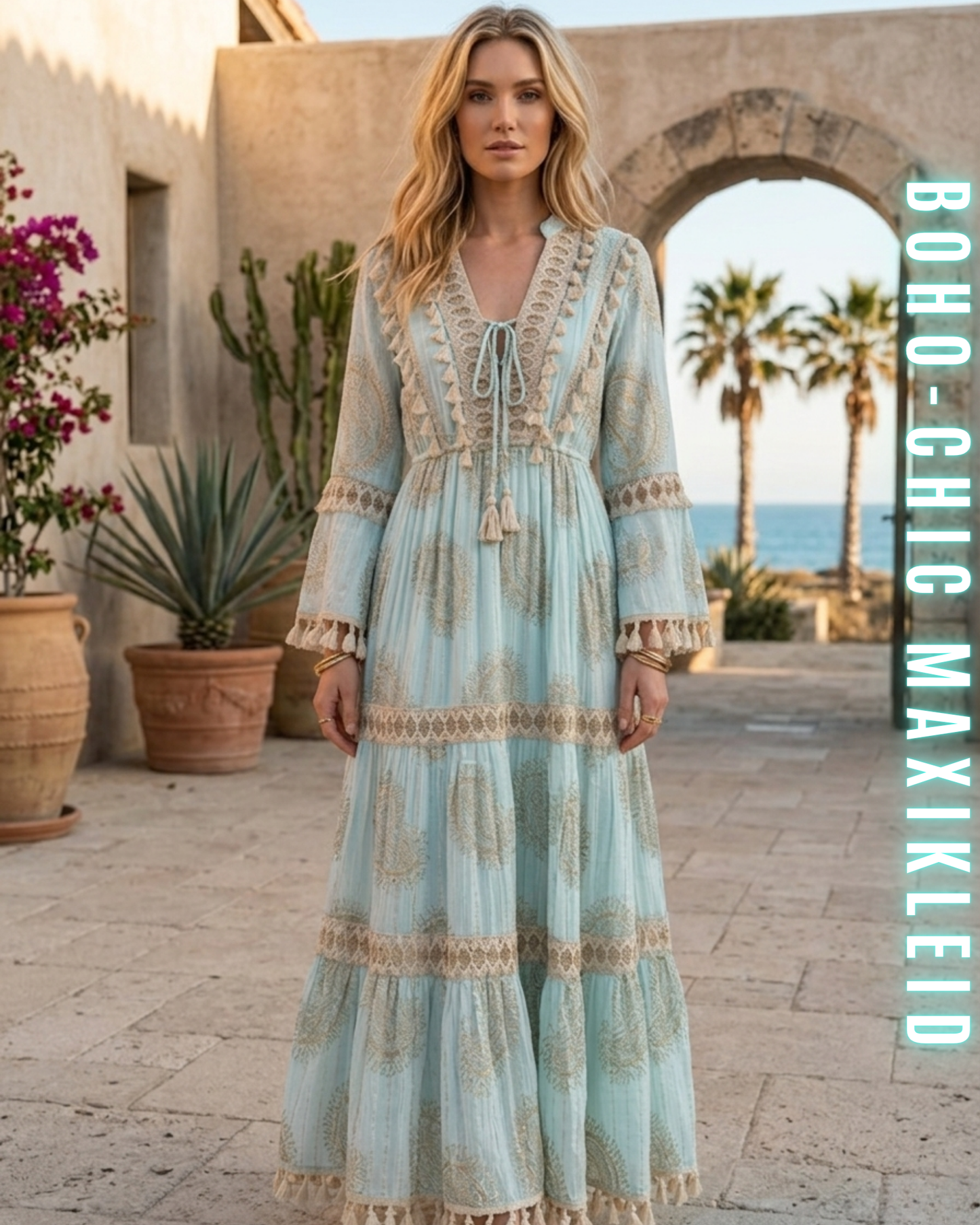 Boho-Chic Maxikleid