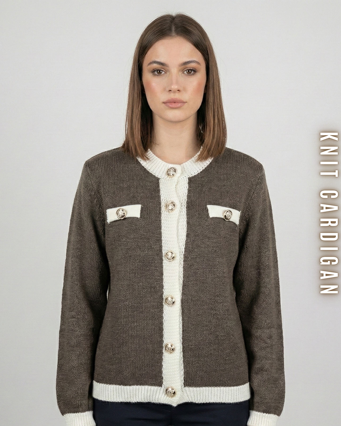 Strick Cardigan im Parisian Chic