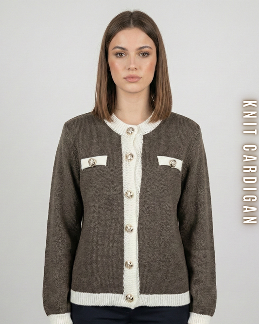 Strick Cardigan im Parisian Chic