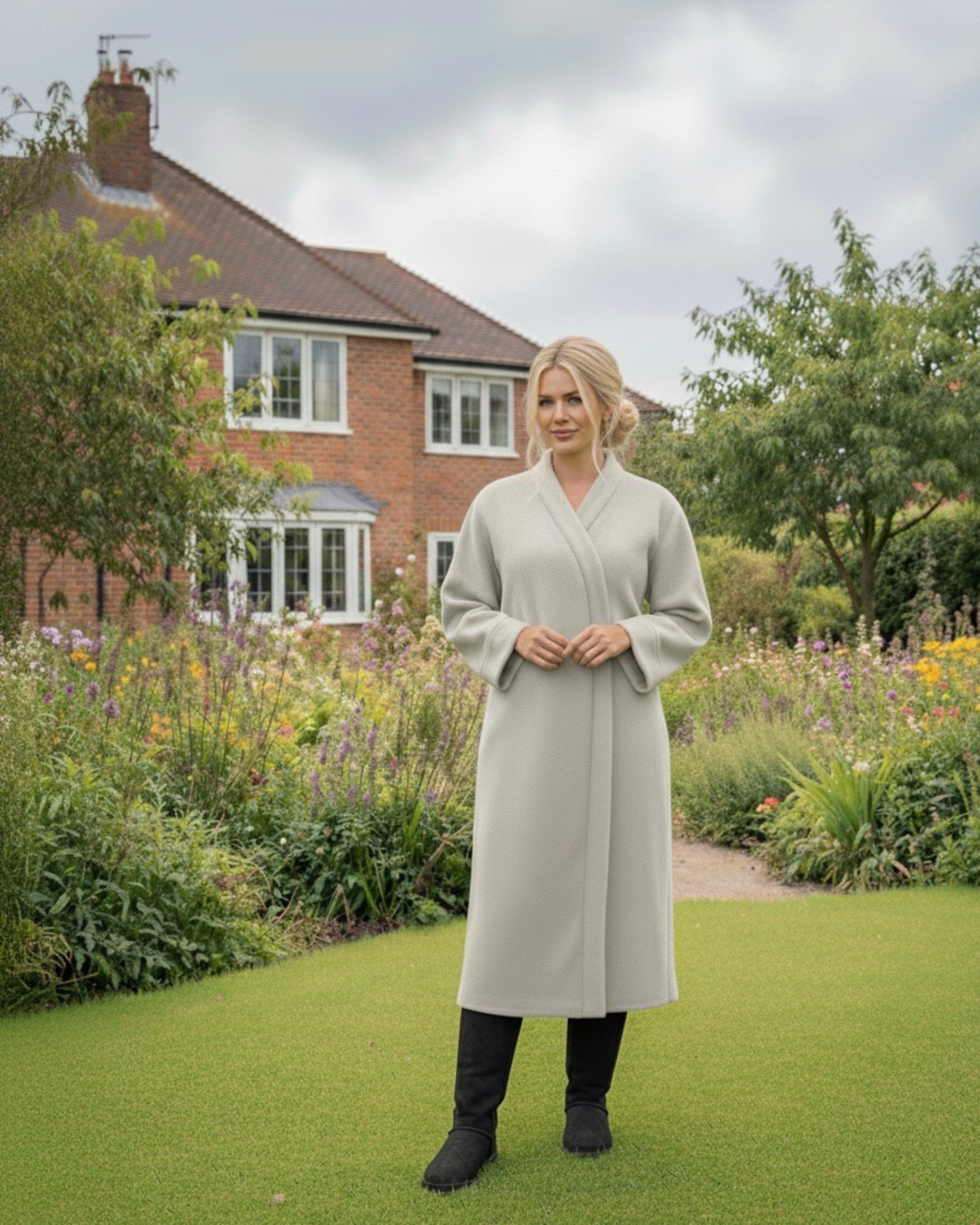 Luxus Wollmantel Oversize