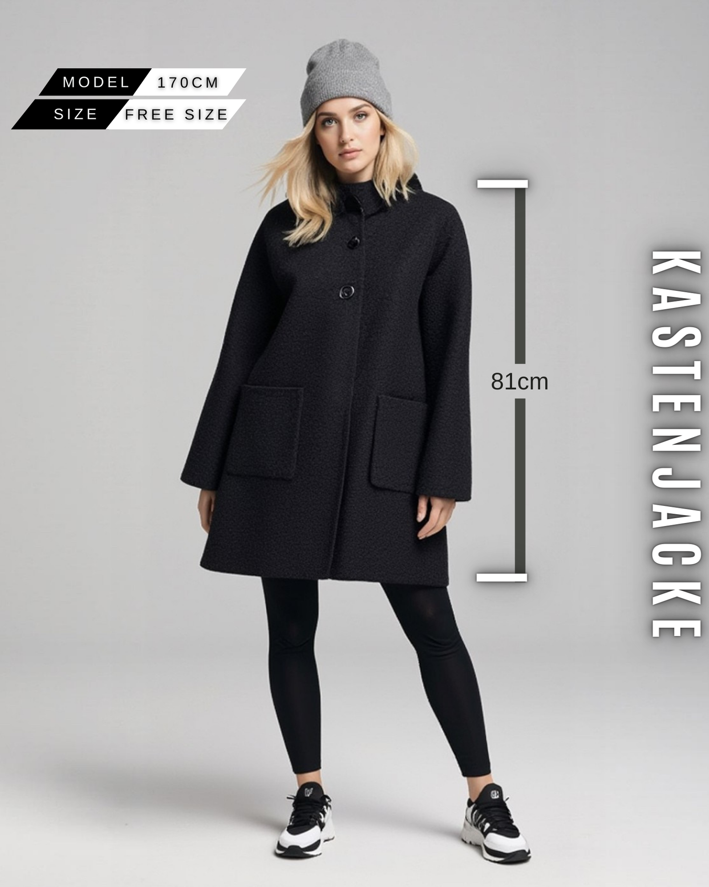 Eleganter Kastenjacke
