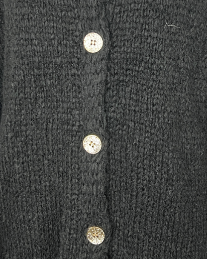 Strickjacke mit Glanzknöpfe