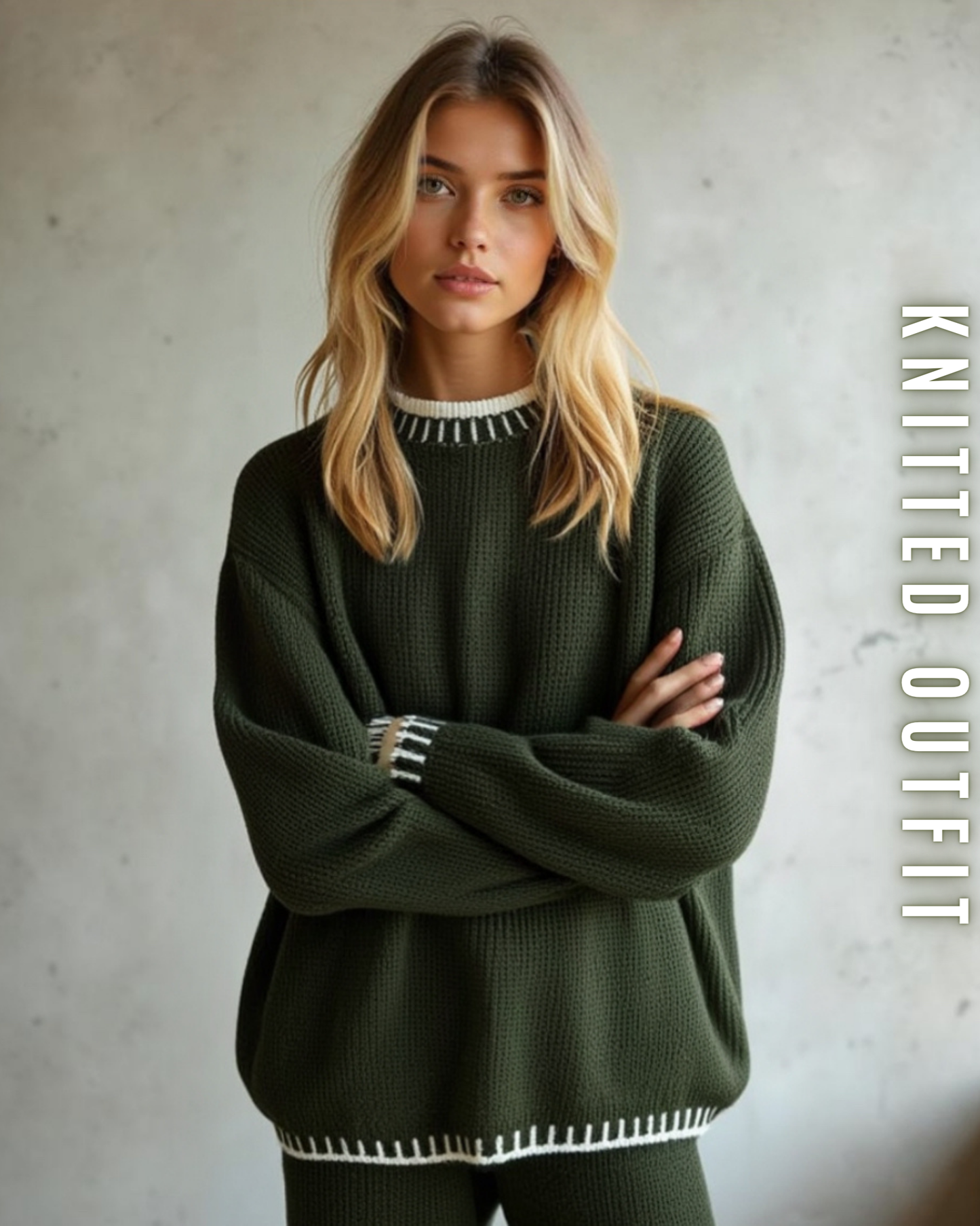 Kuscheliger Strick-Loungewear