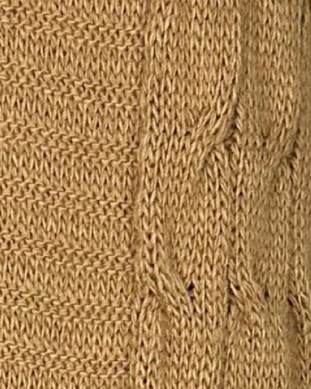 Langer Zopfstrick Cardigan mit Kapuze