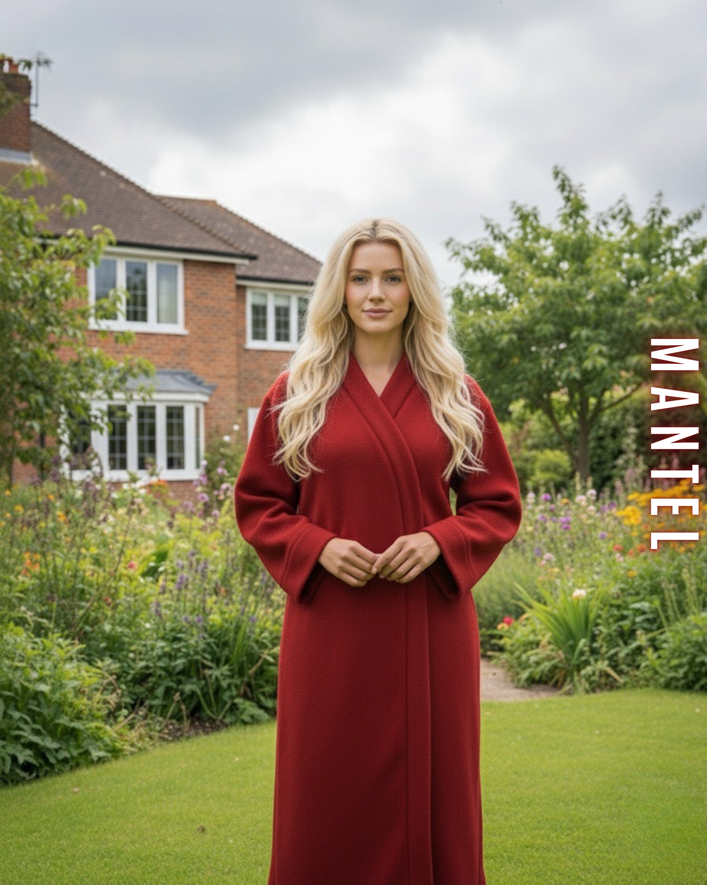 Luxus Wollmantel Oversize