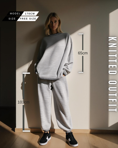 Kuscheliger Strick-Loungewear