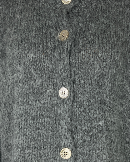 Strickjacke mit Glanzknöpfe