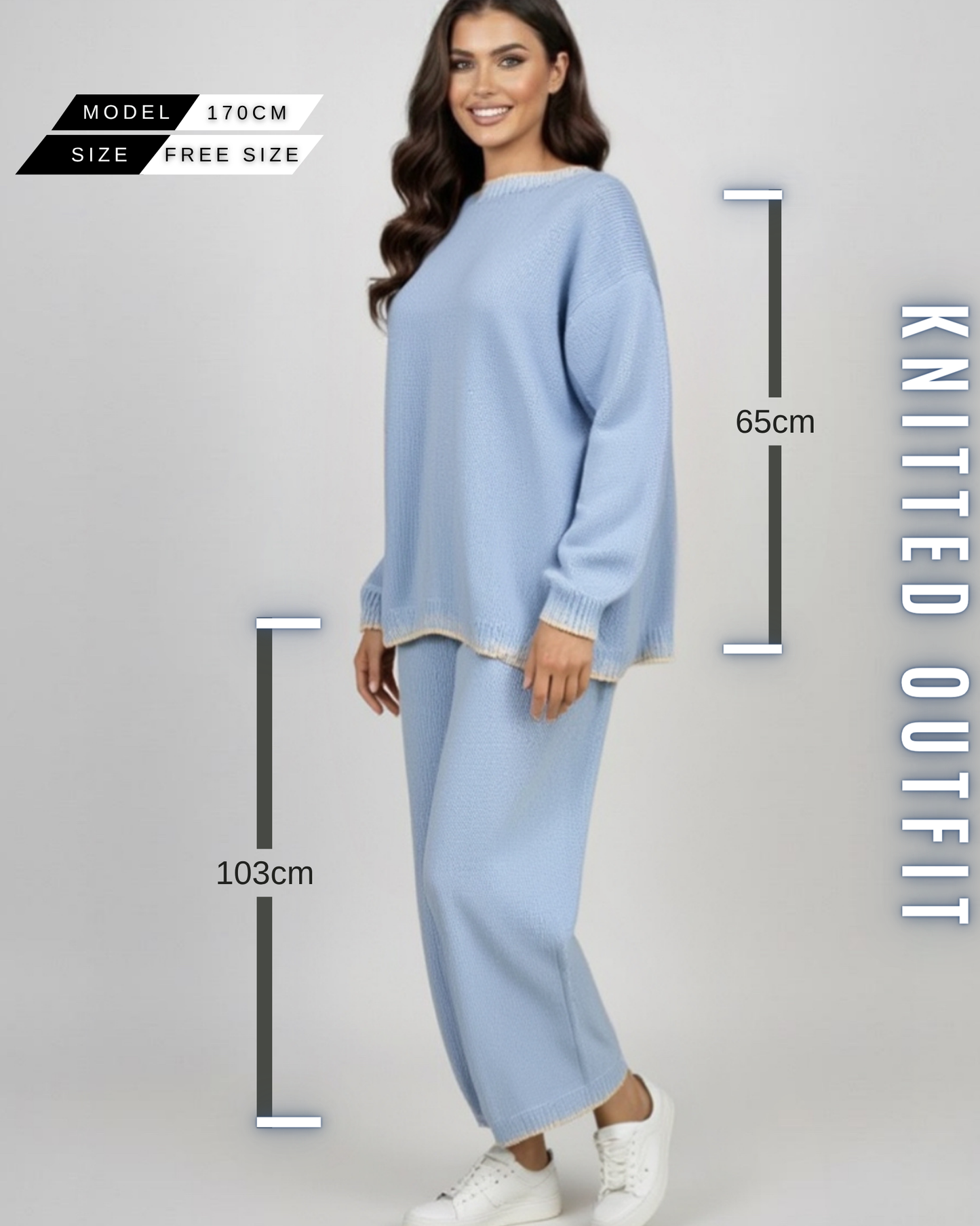 Kuscheliger Strick-Loungewear