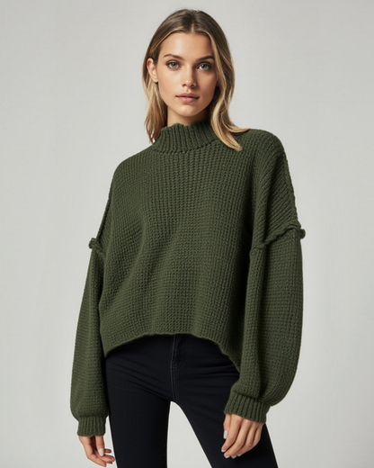 Eleganter Oversize-Strickpullover