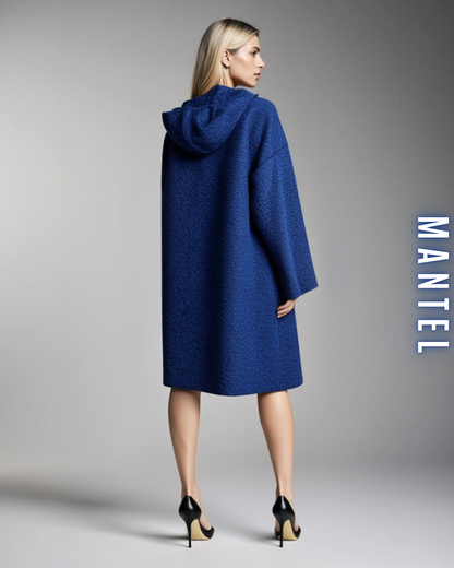 Teddy Mantel mit Kapuze