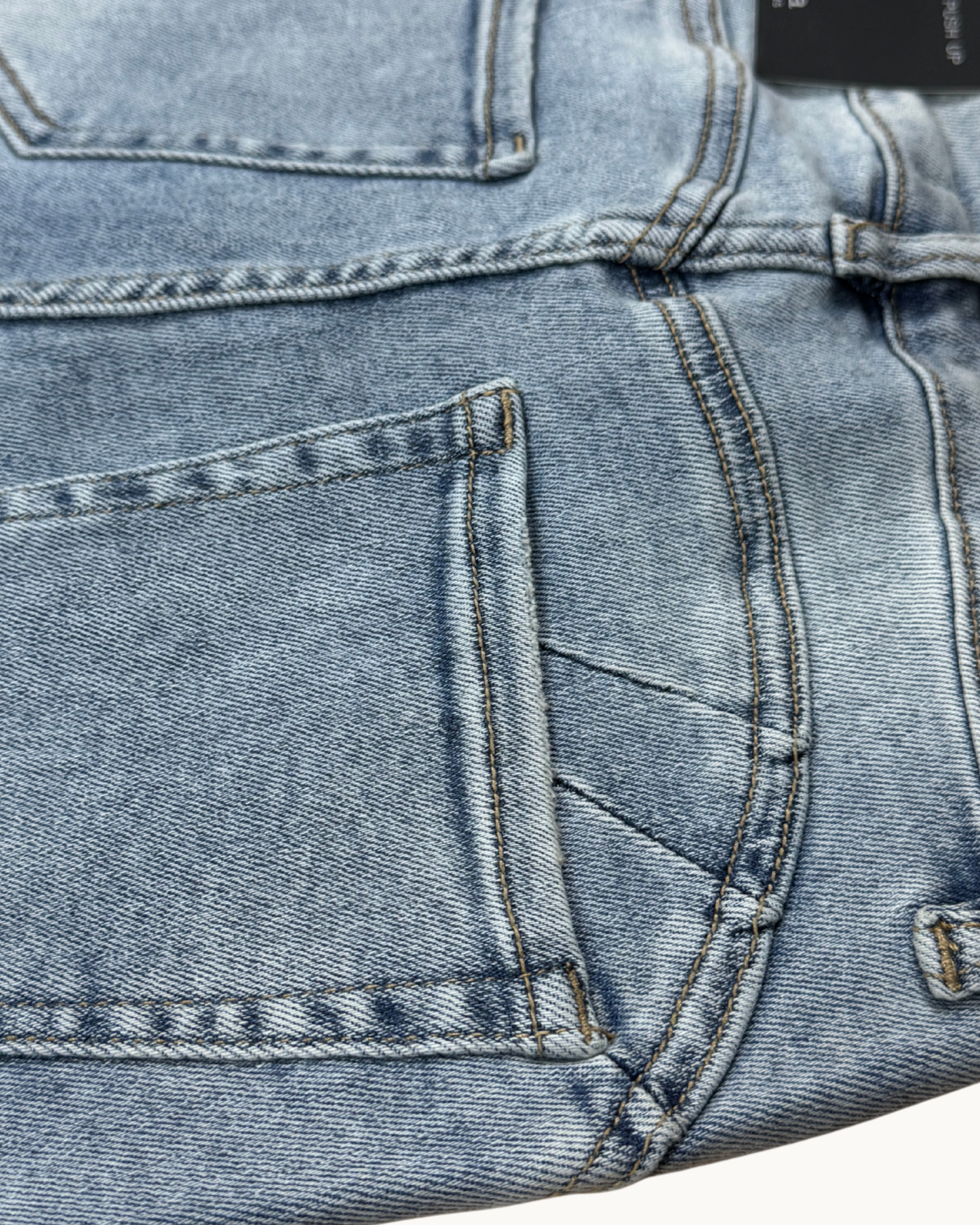 Push-Up Skinny Jeans Mid-Wash