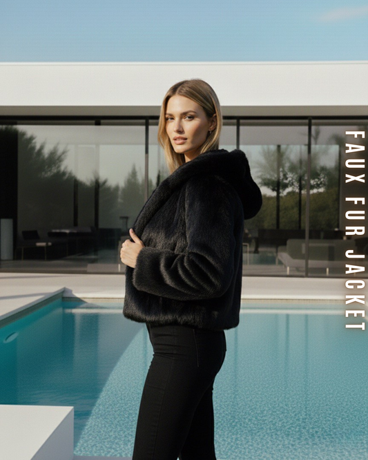 Luxiuröser Faux Fur Kurzjacke