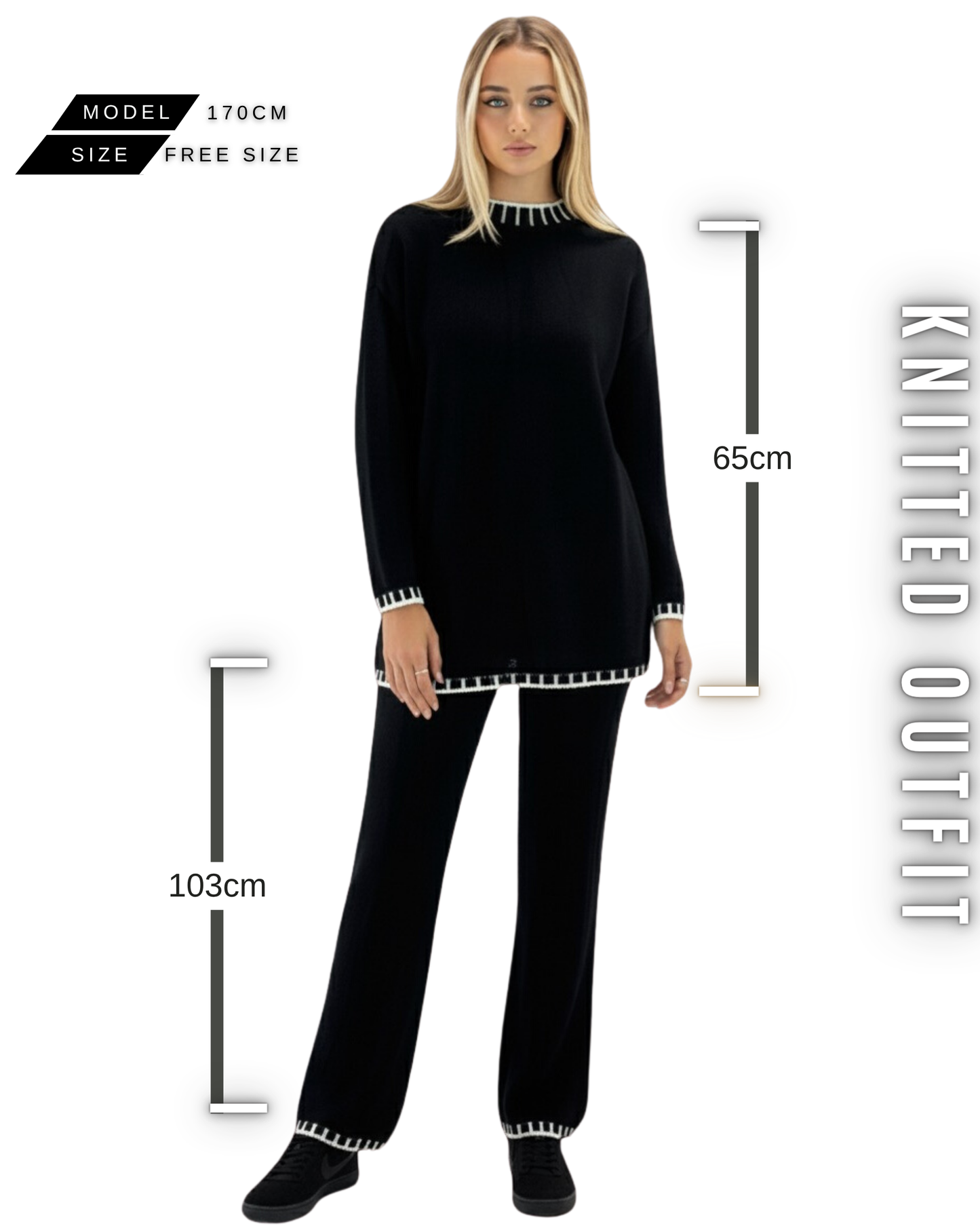 Kuscheliger Strick-Loungewear