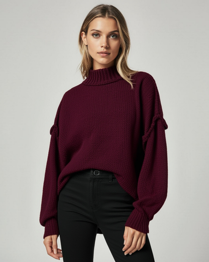 Eleganter Oversize-Strickpullover