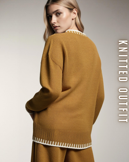 Kuscheliger Strick-Loungewear