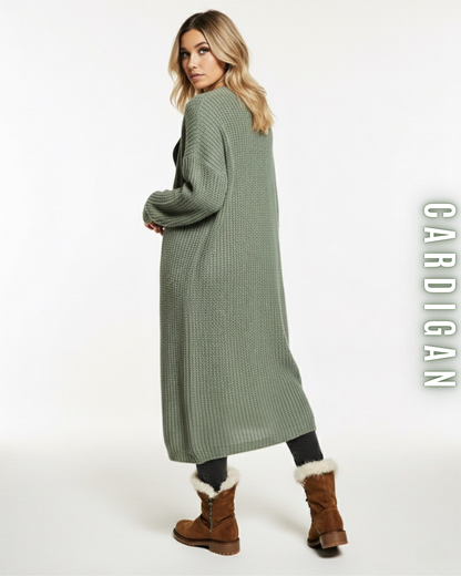 Langer Grobstrick Cardigan