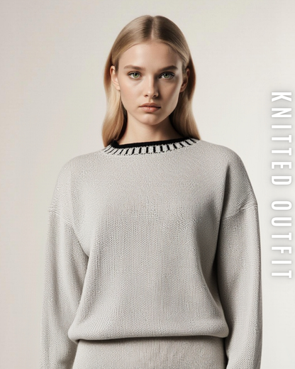 Kuscheliger Strick-Loungewear