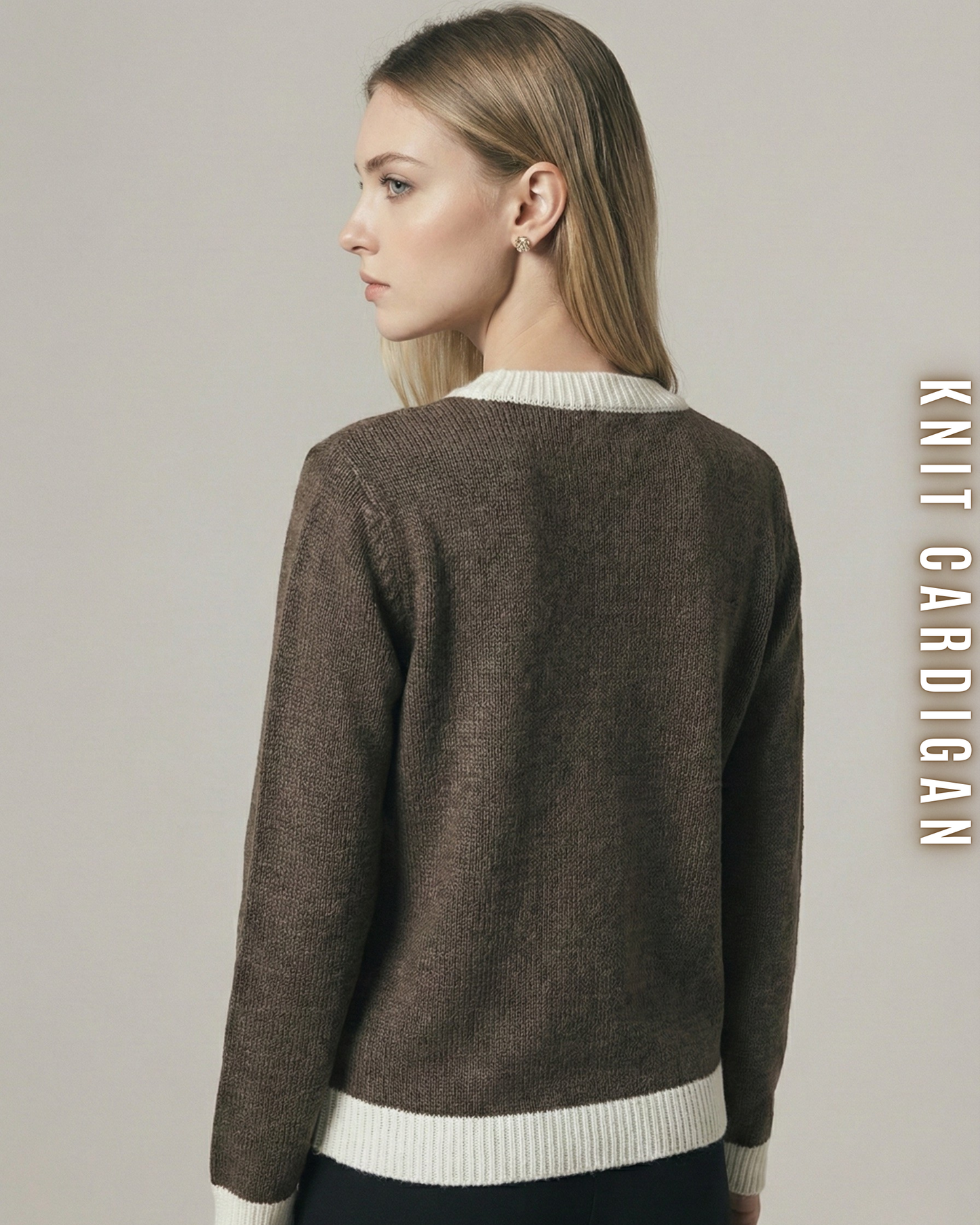 Strick Cardigan im Parisian Chic