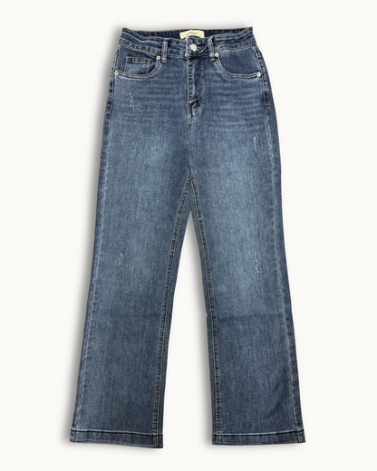 High-Waist Denim "Straight"