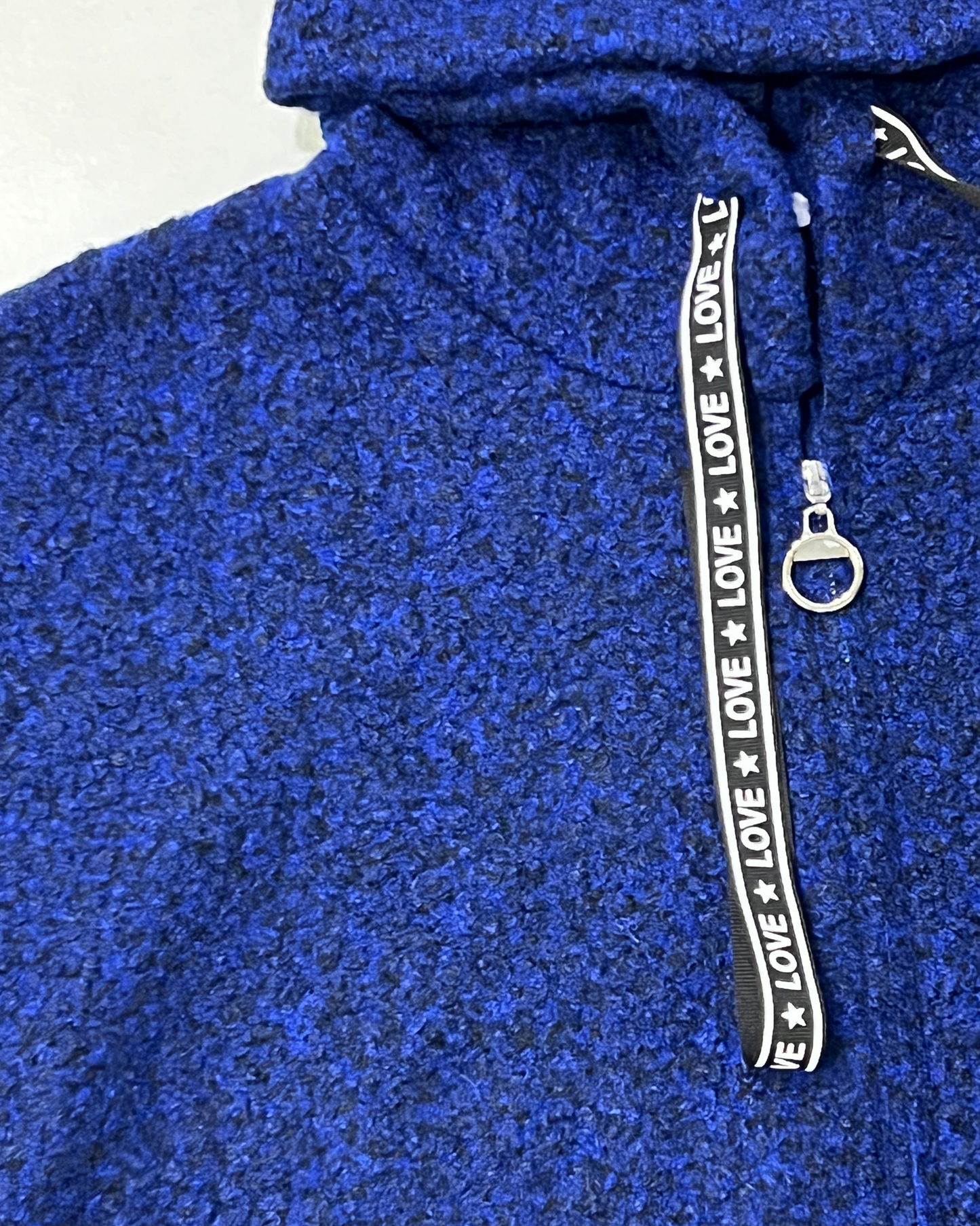 Teddy Mantel mit Kapuze