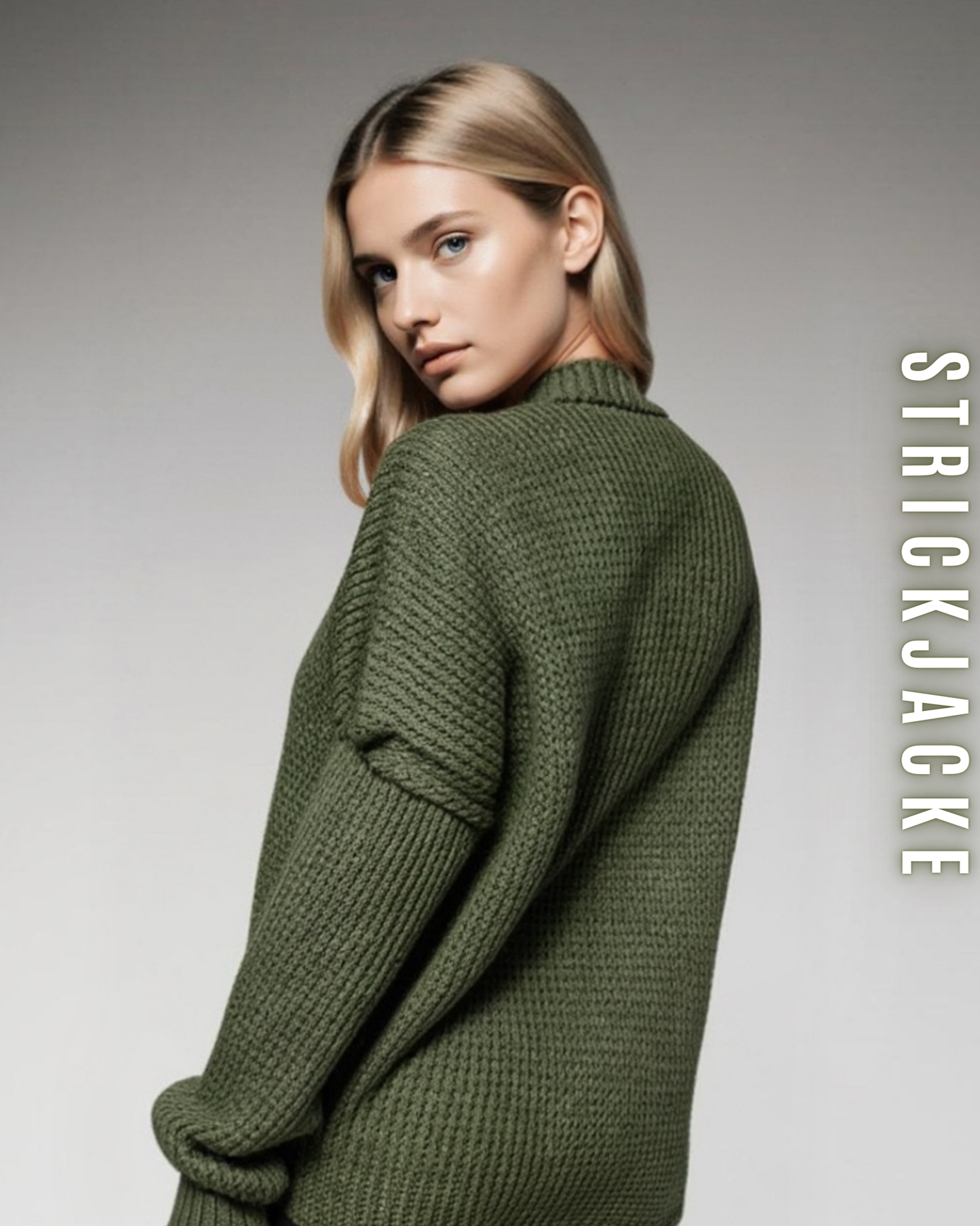 Strickjacke mit Glanzknöpfe