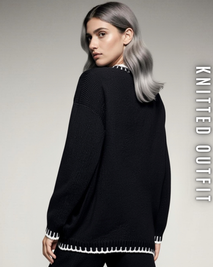 Kuscheliger Strick-Loungewear