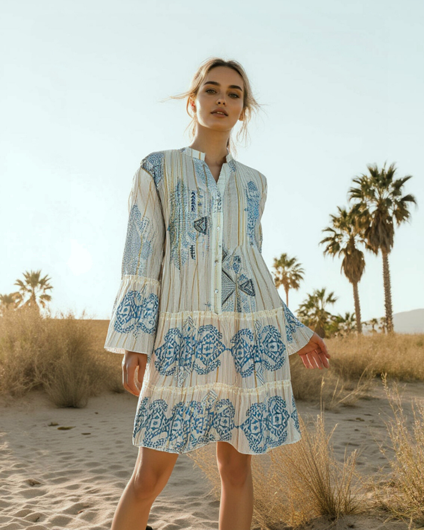 Tunika-Midikleid "Oasen-Flair"