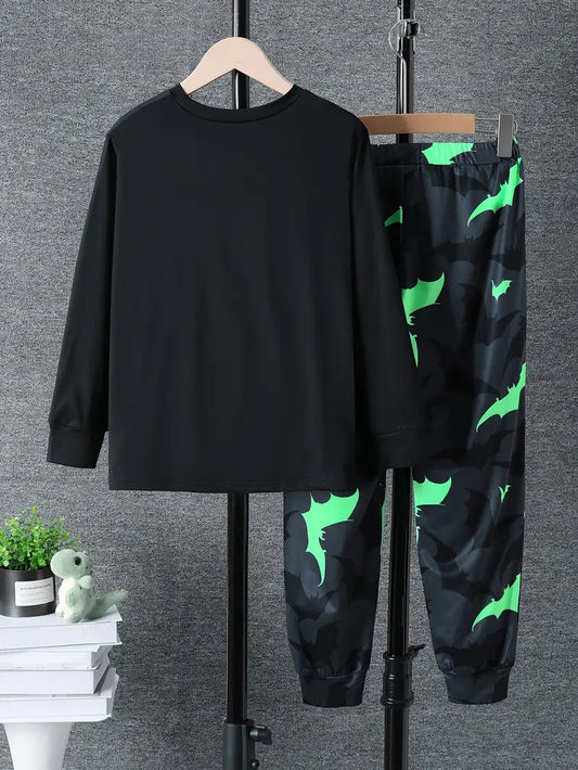 NEON 2-teiliges T-Shirt & Jogginghose