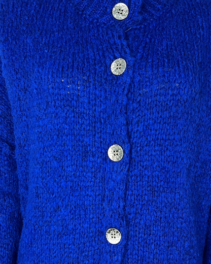 Strickjacke mit Glanzknöpfe