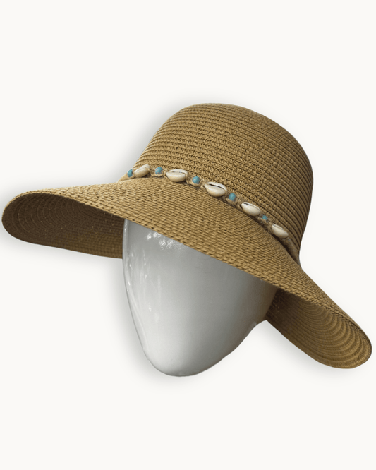 Muschel-Strohhut „Aura“