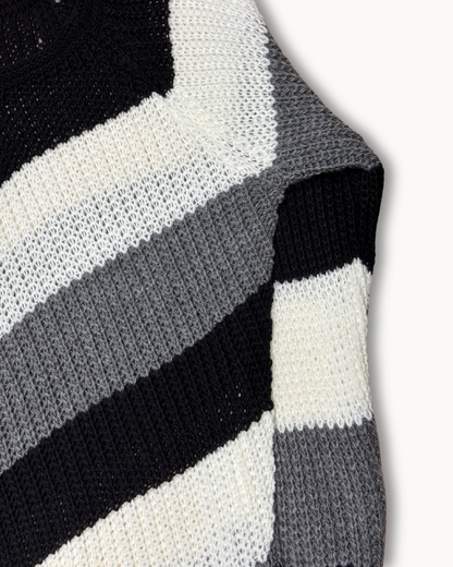 Chevron Strickpullover – V-Muster