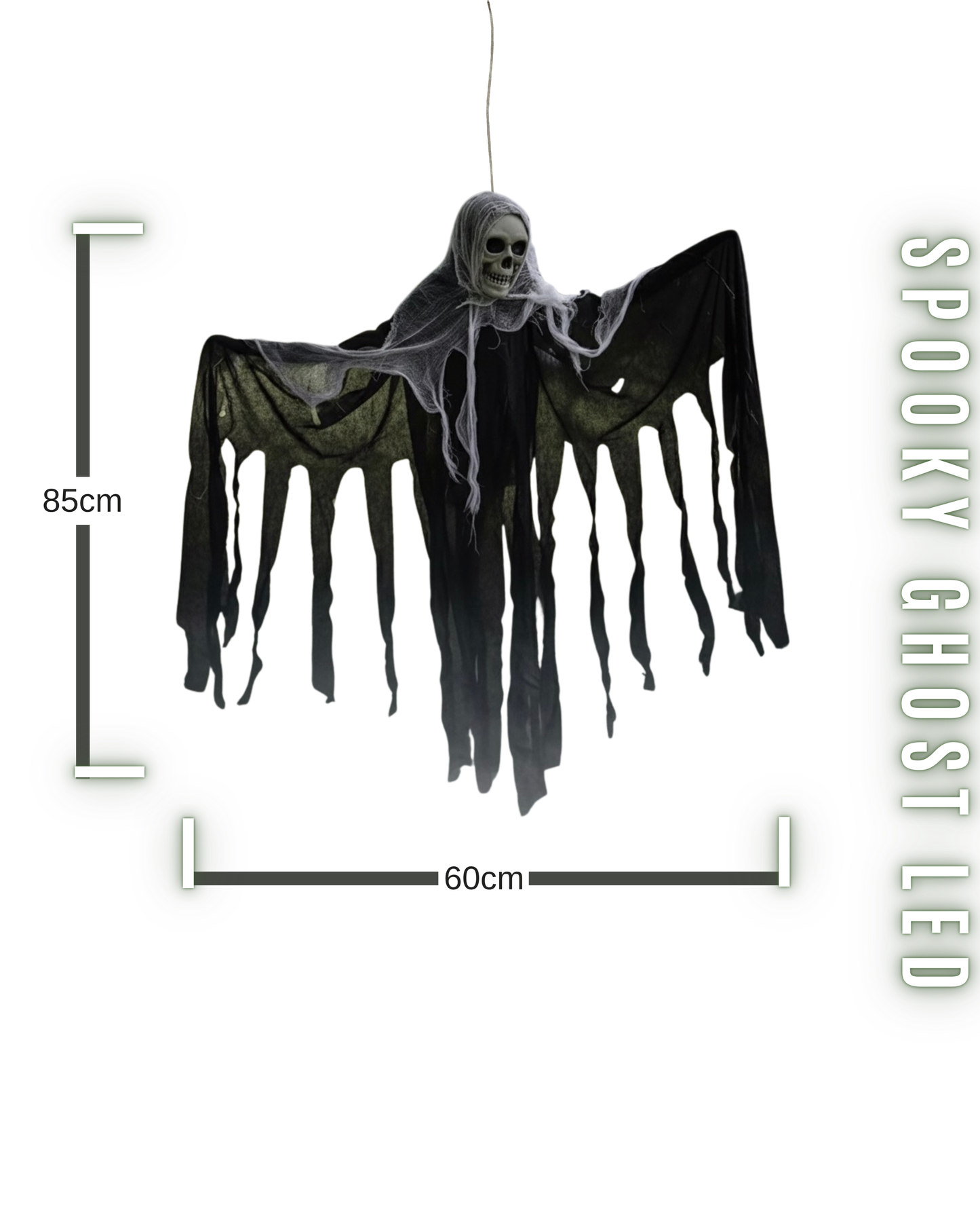 Halloween Spooky Geist mit LED-Lichtern