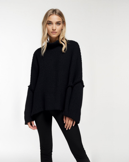 Eleganter Oversize-Strickpullover
