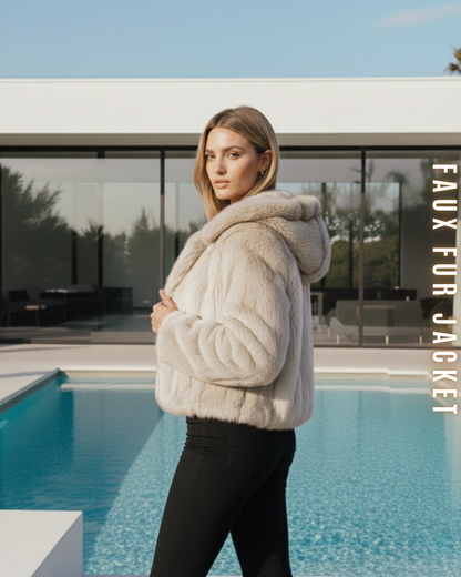 Luxiuröser Faux Fur Kurzjacke