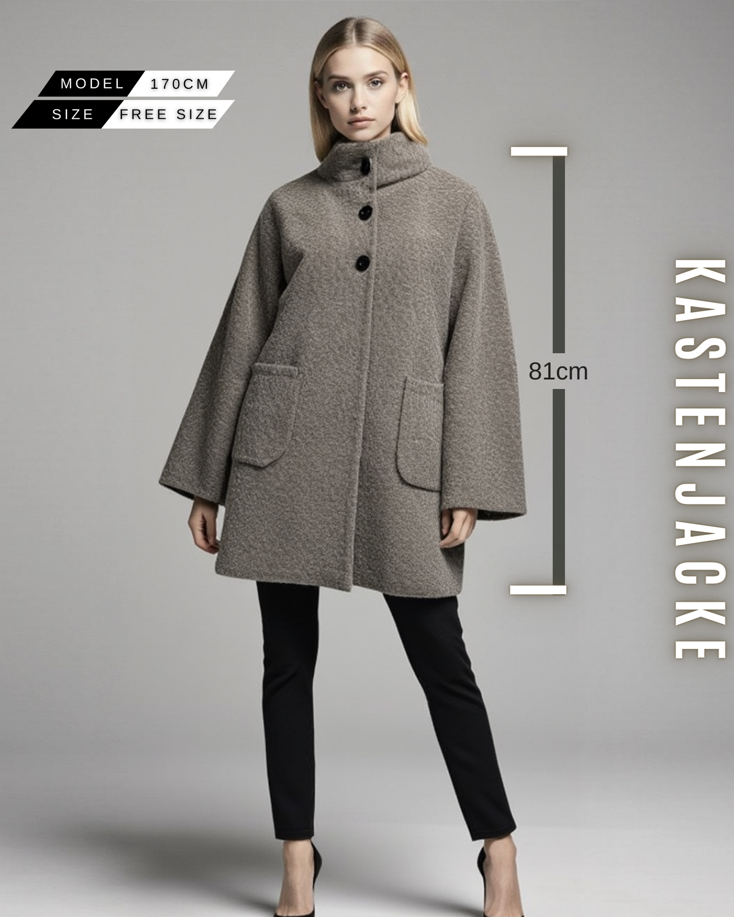 Eleganter Kastenjacke