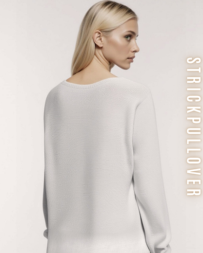 Oversized Strickpullover – Lässiger Feinstrick