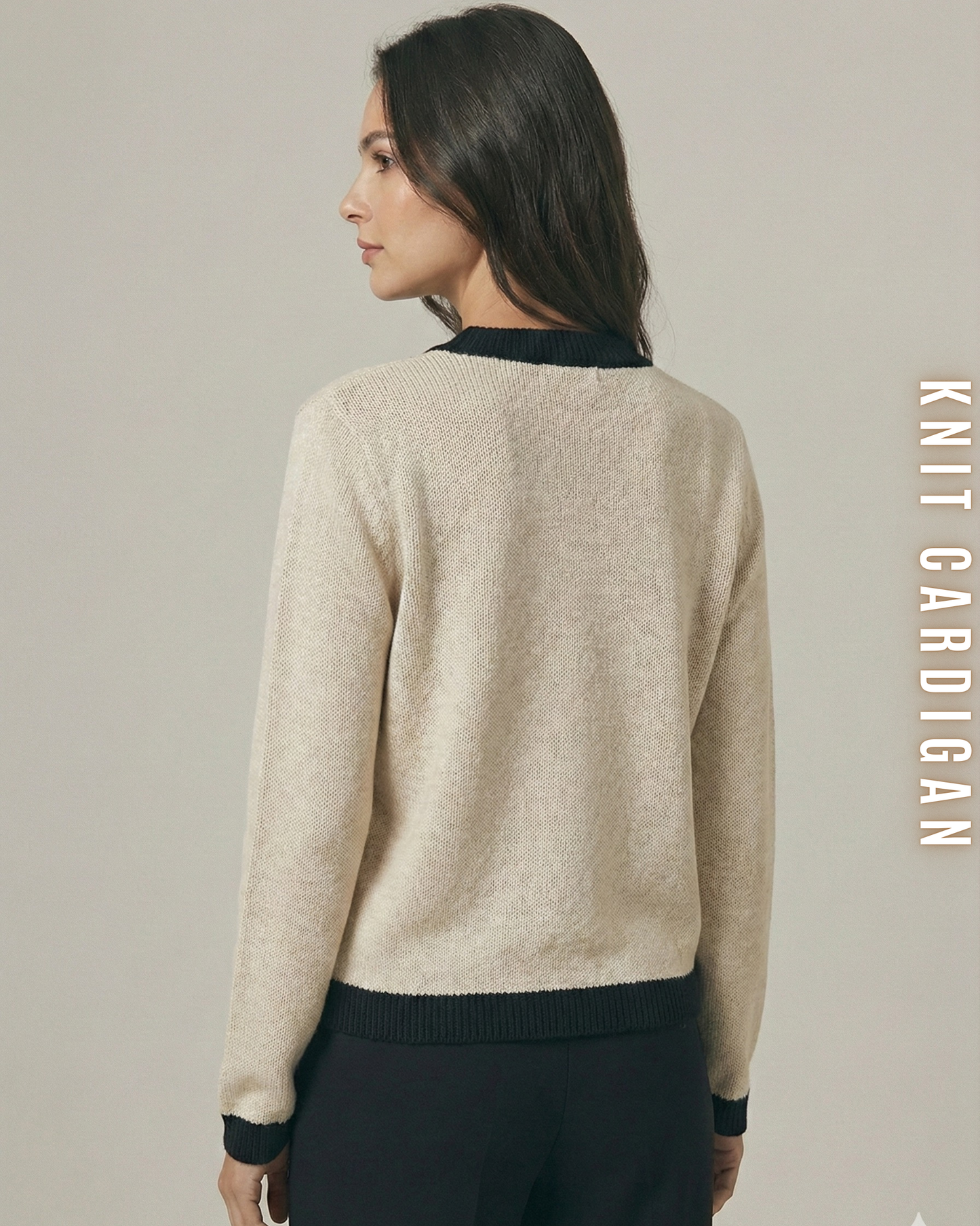 Strick Cardigan im Parisian Chic