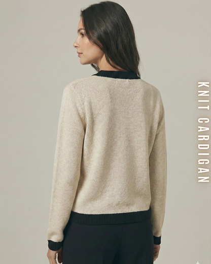 Strick Cardigan im Parisian Chic