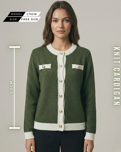 Strick Cardigan im Parisian Chic