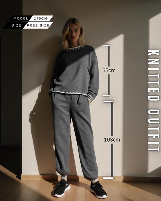 Kuscheliger Strick-Loungewear