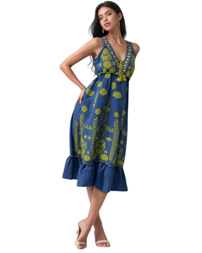 Boho-Stufenkleid „Elara“