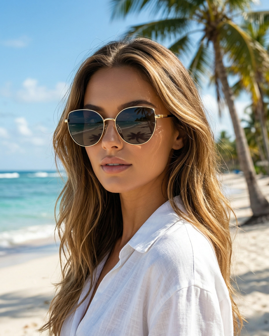 Cat-Eye Sonnenbrille – Geometrisch