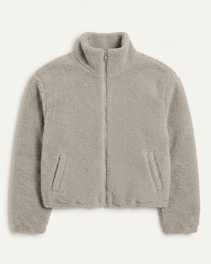 Damen Teddy-Fleecejacke