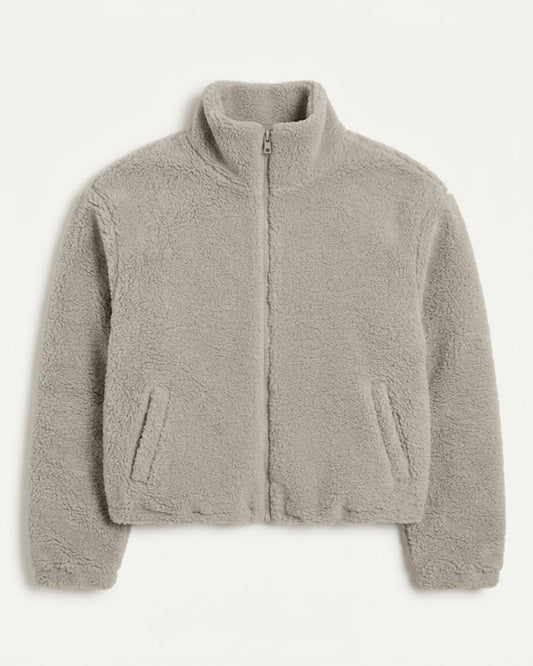 Damen Teddy-Fleecejacke