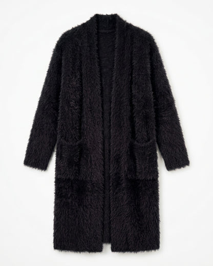 Langer Damen-Cardigan mit Taschen